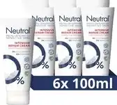 Bol.com Neutral 0% Parfumvrij Intensive Repair Cream - 6 x 100 ml - Voordeelverpakking aanbieding