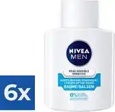 Bol.com NIVEA MEN Sensitive Cool Aftershave Balsem - Aftershave - 100 ml - Voordeelverpakking 6 stuks aanbieding