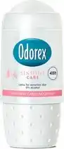 Bol.com Odorex Sensitive Care Anti-Transpirant Deodorant Roller - 6x 50ml - Voordeelverpakking aanbieding