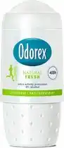 Bol.com Odorex Deodorant Roller Natural Fresh - Deodorant - 6x 50 ml - Voordeelverpakking aanbieding
