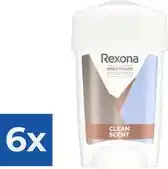 Bol.com Rexona Maximum Protection - Deodorant - Stick - Clean Scent - 45ml x 6 aanbieding