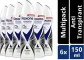 Bol.com Rexona Women Invisible Diamond - 6 x 150 ml - Deodorant Spray aanbieding