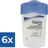 Bol.com Rexona Men Maximum Protection - Deodorant - Stick - Clean Scent - 45ml x 6 aanbieding