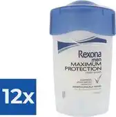 Bol.com Rexona Men Maximum Protection - Deodorant - Stick - Clean Scent - 45ml x 12 aanbieding