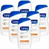 Bol.com 6x Sanex Douchegel Dermo Sensitive 500 ml aanbieding