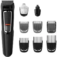 Bol.com Philips 3000 serie MG3740/15 - Multigroom - Baardtrimmer - met 9 hulpstukken aanbieding