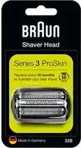 Bol.com Braun Series 3 32B - Elektrisch Scheerapparaat Vervangende Scheerkop - Scheerblad Zwart aanbieding