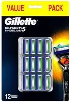 Bol.com Gillette Fusion5 ProGlide Scheermesjes Mannen - 12 stuks aanbieding