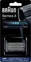 Bol.com Braun Series 3 31B Foil Zwart - Vervangend Scheerblad aanbieding