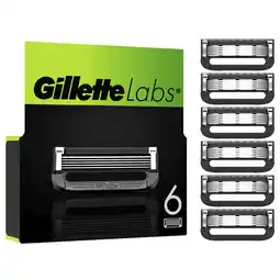 Bol.com Gillette Navulmesjes Voor GilletteLabs - Exfoliating Bar En Heated Razor - 6 Scheermesjes aanbieding