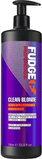Bol.com Fudge Clean Blonde Zilvershampoo - Neutraliseert gele en koperkleurige tonen - 1000ml aanbieding