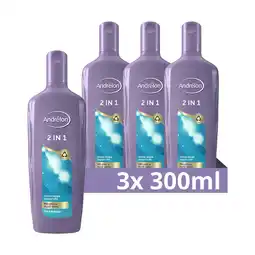 Bol.com Andrélon 2in1 Shampoo & Conditioner- 3 x 300 ml - Voordeelverpakking aanbieding