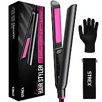 Bol.com Strex Stijltang - 2 in 1 - Stijlen en Krullen - Keramisch - 120℃/230℃ - Krultang aanbieding