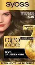 Bol.com Syoss Oleo Intense - Haarverf - 6-10 - Donkerblond - 115ml x 3 aanbieding