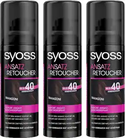 Bol.com Syoss Uitgroeispray Donker Mahonie 3x aanbieding