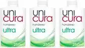 Bol.com Unicura Ultra Handzeep Navulling - Anti Bacterieel 3 x 250 ml aanbieding