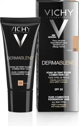 Bol.com Vichy Dermablend Corrigerende Foundation nr35 30ml voor een vette en onzuivere huid aanbieding