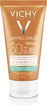 Bol.com Vichy Capital Soleil SPF50 Dry Touch Zonnecrème Gemengde tot Vette Huid - Gelaat 50ml aanbieding