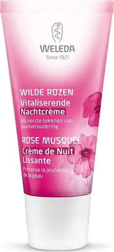 Bol.com WELEDA - Vitaliserende Nachtcrème - Wilde Rozen - 30ml - 100% natuurlijk aanbieding