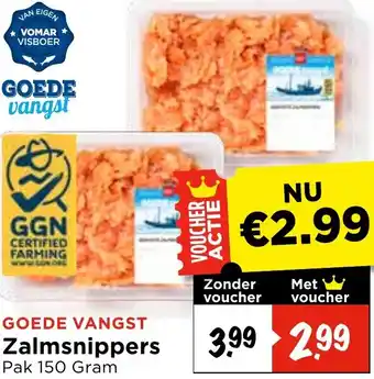 Vomar Voordeelmarkt Zalmsnippers aanbieding