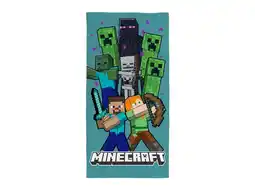 Lidl Kinder strandlaken Super Mario of Minecraft (Minecraft) aanbieding