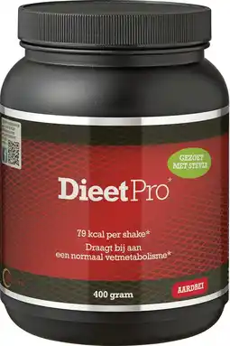 Bol.com Dieet Pro - Eiwitshake - Voedingssupplementen - Aardbei Stevia - 400 gr aanbieding
