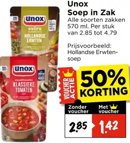 Vomar Voordeelmarkt Unox Soep in Zak aanbieding