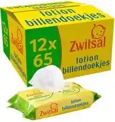 Bol.com Zwitsal - Billendoekjes Lotion - 12 x 65 - 780 babydoekjes aanbieding