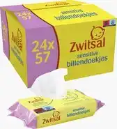 Bol.com Zwitsal Billendoekjes - Sensitive - 1368 doekjes (24x57) - Voordeelverpakking aanbieding