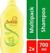 Bol.com Zwitsal Baby Shampoo - 2 x 700 ml - Voordeelverpakking aanbieding