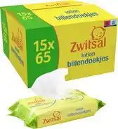 Bol.com Zwitsal Billendoekjes - Lotion - 975 doekjes (15x65) - Voordeelverpakking aanbieding