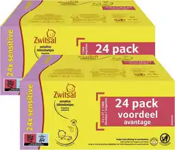 Bol.com Zwitsal - Billendoekjes Sensitive - Alcoholvrij - 2736 Babydoekjes - 48 x 57 - Mega Voordeelbox aanbieding