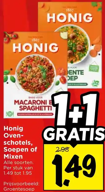 Vomar Voordeelmarkt Honig Ovenschotels, Soepen of Mixen aanbieding