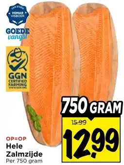 Vomar Voordeelmarkt Hele Zalmzijde aanbieding
