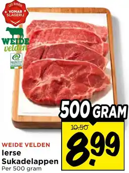 Vomar Voordeelmarkt lerse Sukadelappen aanbieding