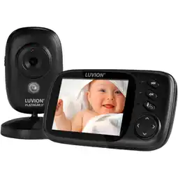 Albert Heijn Luvion Babyfoon met camera Platinum 3 Black aanbieding