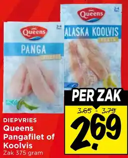 Vomar Voordeelmarkt Queens Pangafilet of Koolvis aanbieding