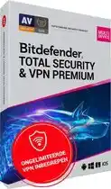 Bol.com Bitdefender Total Security + VPN - Beveiligingssoftware - 12 Maanden - 10 Apparaten - Nederlands aanbieding
