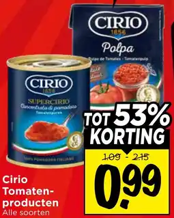 Vomar Voordeelmarkt Cirio Tomatenproducten aanbieding