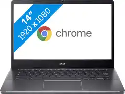 Bol.com Acer Chromebook Plus 514 CB514-4H-33US - 14 inch - Core i3 - 8GB - 128GB - Grijs aanbieding