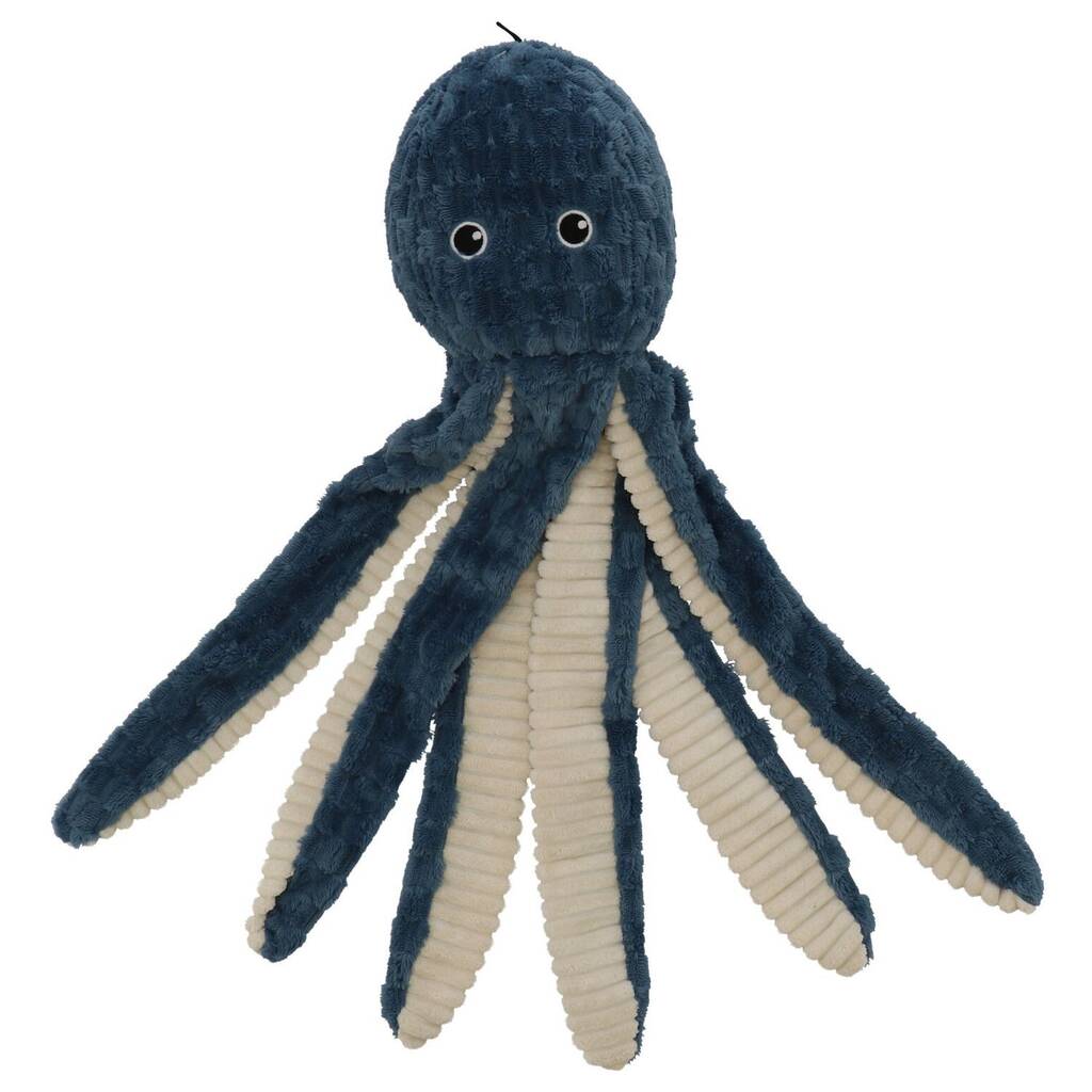Hondenspeelgoed Onverwoestbaar, piepend octopus-kauwspeeltje om ze