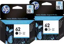 Coolblue HP 62 Cartridges Zwart Duo Pack aanbieding