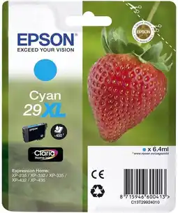 Bol.com Epson 29 - Inktcartridge / Blauw aanbieding