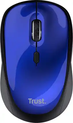Bol.com Trust Yvi Draadloze muis - Blauw aanbieding
