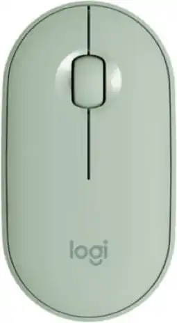 Bol.com Logitech Pebble M350 - Draadloze Muis - Bluetooth - Eucalyptus Groen aanbieding