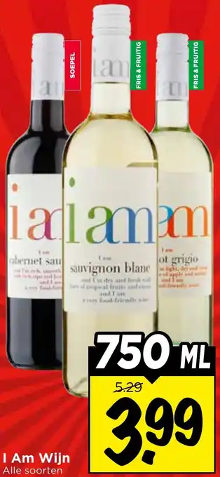 Vomar Voordeelmarkt I Am Wijn aanbieding