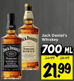 Vomar Voordeelmarkt Jack Daniel's Whiskey aanbieding