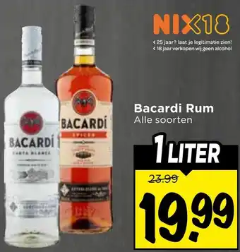 Vomar Voordeelmarkt Bacardi Rum aanbieding
