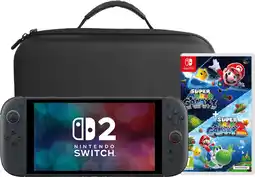 Coolblue Nintendo Switch 2 + Super Mario Galaxy 1+2 + BlueBuilt Travelcase aanbieding