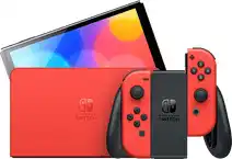 Bol.com Nintendo Switch OLED - Mario Editie - Rood aanbieding
